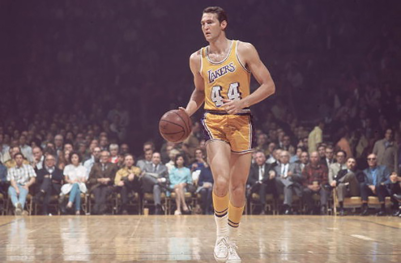 Jerry West, con los Lakers